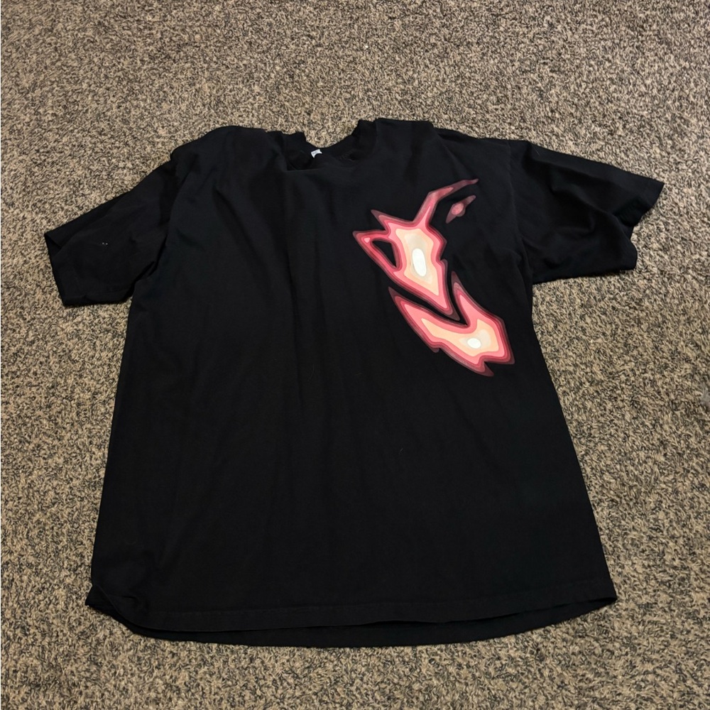 Alphalete Black Tee with Pink Graphic